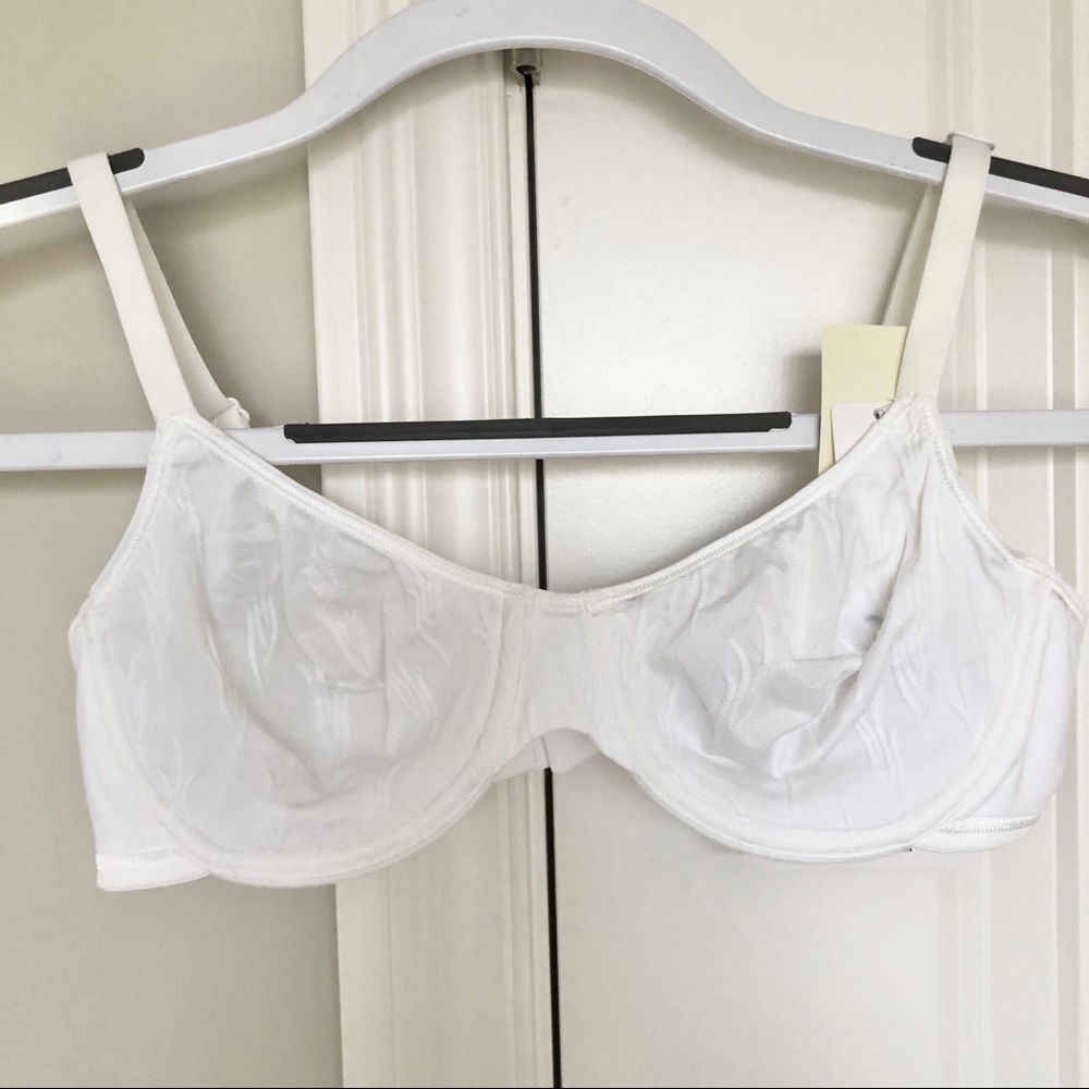NWT Jockey Underwire White Print Bra Size 34B